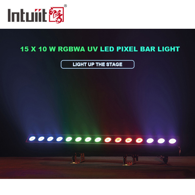 Wysokiej mocy 15x 10 W LED światło budowlane dmx 512 RGBWA LED światło do pralki ściennej IP65 dmx sterowanie LED bar światła