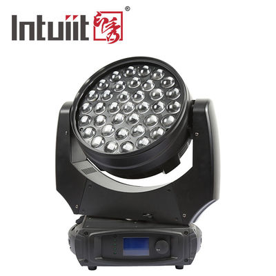 37x10W 4in1 RGBW LED Moving Head Zoom Wash Light DMX512 Professional Stage Equipment for Nightclub Wedding Bar