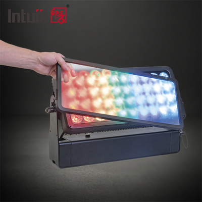 Zewnętrzne 40*10W RGBW LED City Color Light Beam Efekt zmywarki Strobe Efekt wodoodporny zmywarka ścienna Światła powodziowe IP65 DMX512 Tryb sterowania