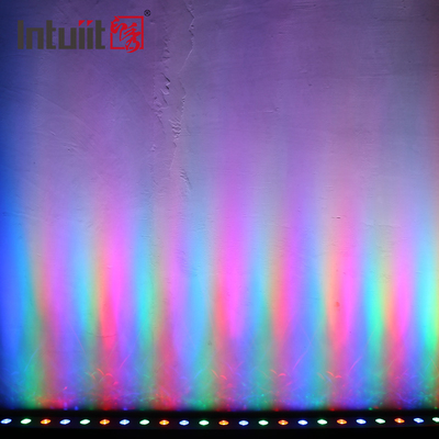 Profesjonalne listwy oświetleniowe LED 24 * 0,5 W DMX RGB LED Strobe Lights Podkładka ścienna