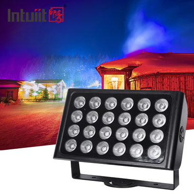 160w Outdoor Stage Led Flood Light 24szt * 10w Rgbw 4-w-1 Led Flood Light