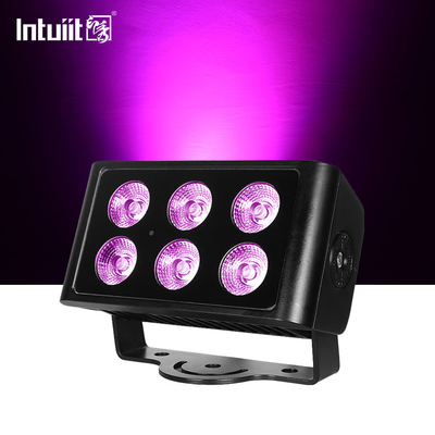 6x5W 4in1 RGBW LED DMX Światła ścienne IP65 zewnętrzne LED światło kolorowe dla miasta