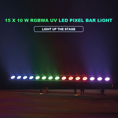 DMX Stage Light Outdoor Pixel Control LED Bar Light 15x10W RGBWA-UV dla parku weselnego w dyskotece
