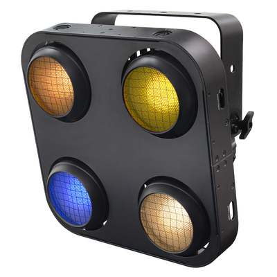 Wodoszczelny oślep DMX Stage Światło bursztynowe ciepłe białe IP65 kob led 4x90w oślep oślep zewnętrzny
