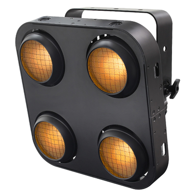 Wodoszczelny oślep DMX Stage Światło bursztynowe ciepłe białe IP65 kob led 4x90w oślep oślep zewnętrzny