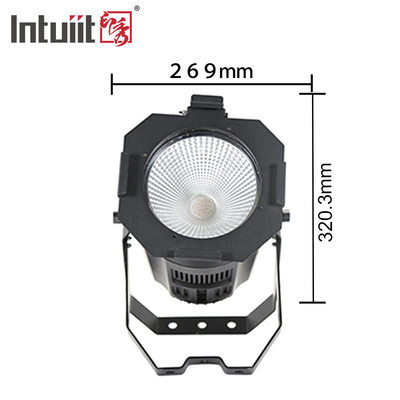 200W COB LED Par Light Cool White 4 w 1 Strobe Stage Light DMX Control DJ Disco Equipment Oświetlenie sceniczne