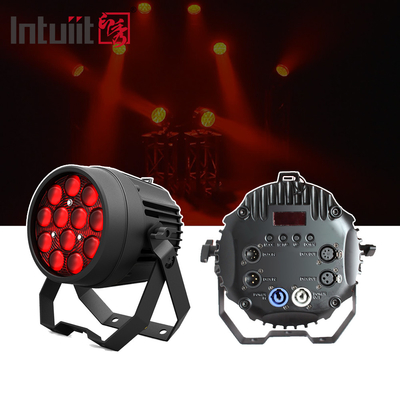 12x10W RGBW 4in1 Zewnętrzny IP65 wodoodporny Ciężki Odlewany Aluminiowy Lampa Led Par