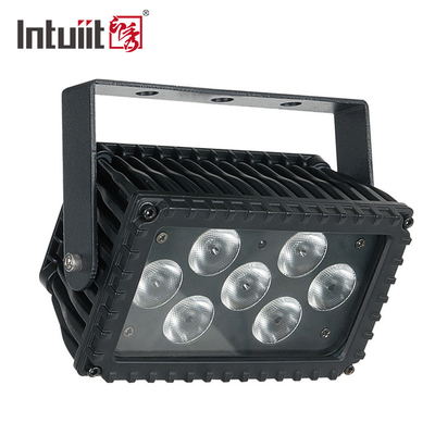 7x3W RGBW LED zewnętrzny 25 stopniowy kąt projekcji architektonicznej reflektor światło fasady dla budynków