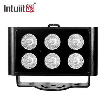 Nowy projekt Oświetlenie zewnętrzne architektoniczne krajobrazowe LED Wąski kąt wiązki IP65 6*5W RGBW DMX512 Światła reflektory LED