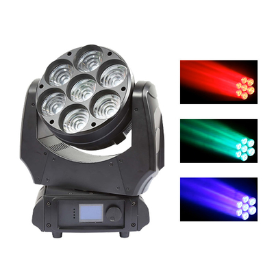 Led Head Light 7x40w RGBW 4in1 Sharpy Beam Z Zoom Wash Stage Lighting DJ Lights
