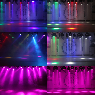 Led Wash Par 4In1 12X10W Zoom Rgbw Led Wash Moving Head Light Dla DJ Disco Stage Lighting