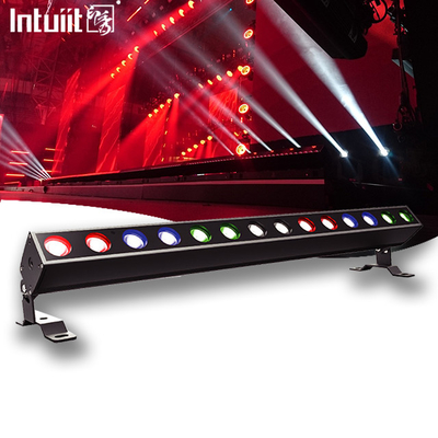 Listwa świetlna Led sceniczna DMX 14x10W RGBW 4w1 LED oświetlenie ścienne stroboskopowe listwa świetlna ścienna na imprezę kościelną scena Dj