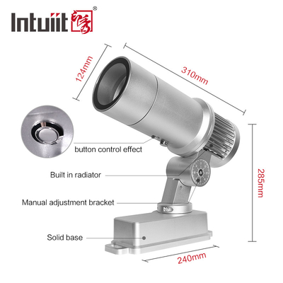 60W Gobo Projektor Custom Logo Led Light HD Image For Outdoor Ip65 Rotating Advertising Projection Light For Wedding