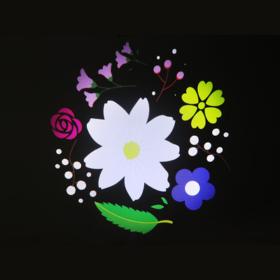 Led Gobo Projektor 60w Led Auto Zmiana koloru Projektor Projekcja zewnętrzna Lampa projekcyjna Gobo Custom Logo Welcome Light