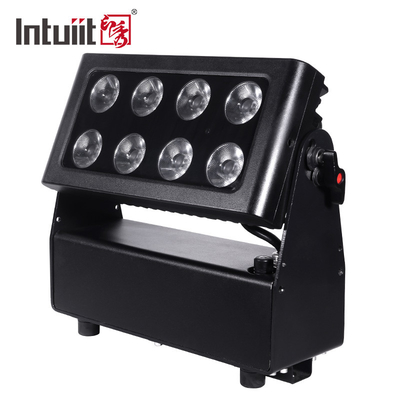IP65 wodoodporne ścienne oświetlenie budynku 8*15W RGBW 4in1 LED światło kolorowe na zewnątrz miasta