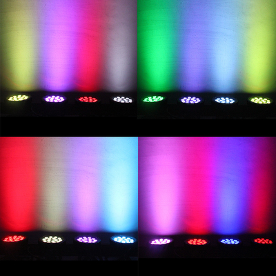 LED DJ Par Lights for Stage - 90W LED Par Can Light RGBW DMX Control Uplights for Wedding Church Events Party