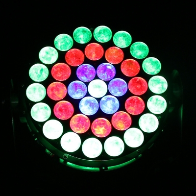37x10W RGBW 4in1 Led Wash Stage Lighting DMX Profesjonalne światła DJ 370W Zoom Ruchomy światło głowy dla imprezy