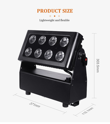 Led Battery Par 8X15W Led par light RGBW 4in1 8 sztuk 15W bateria par light DMX512 Stage Light