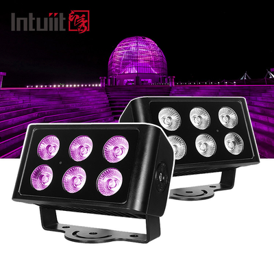 6x5W 4in1 zewnętrzny dmx rgbw IP65 LED ścienne zmywarka LED światło napędowe
