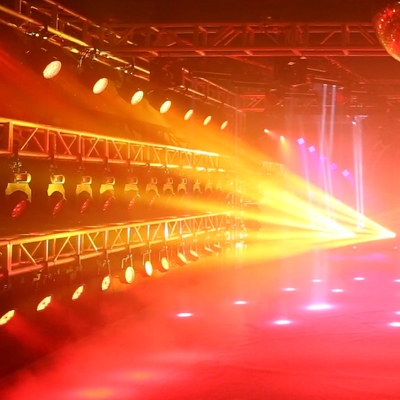 37x10W Zoom Beam Wash Ruchomy światło głowy do efektu oświetlenia sceny z RGBW 4in1 LED i DMX Control DJ Disco i klub nocny