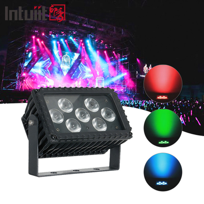 7x3W RGB zewnętrzne światło LED 25-stopniowy umywacz ścian DMX Control