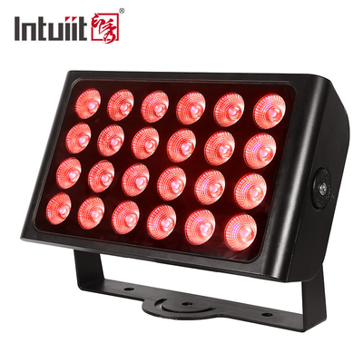 Wodoszczalny IP65 Kolor miejski DMX512 24x10w RGBW Zewnętrzny Led Wall Washer Światło powodziowe