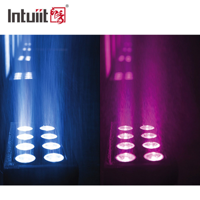 8*15W RGBW 4 w 1 Oświetlenie LED z akumulatorem Oświetlenie zewnętrzne