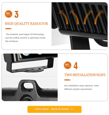 80W zewnętrzne IP65 Square DMX RGBW LED Flood Light For Building Facade LED Wall Washer Floodlight