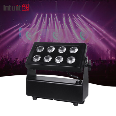 8X15W wodoodporny IP65 zasilany baterią DMX LED Światła do mycia ścian