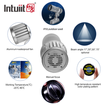 60W Custom Led HD Color Chang Wewnętrzny i zewnętrzny ip65 wodoodporny obrazowy projektor reklamowy