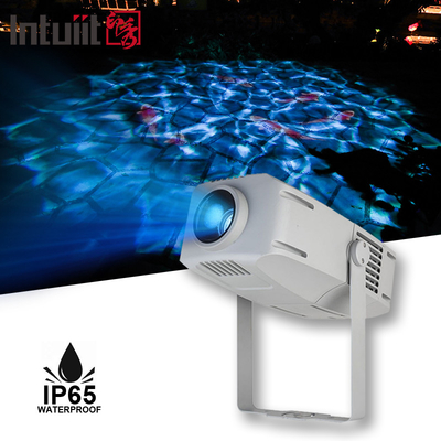 Zewnętrzny wodoodporny 400W LED Logo Projektor Światło IP65 Do projekcji krajobrazu Gobo Ocean Wave Blue Dynamic Ripple Effect
