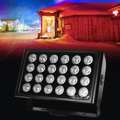 24x10w 4in1 Rgbw Led Outdoor Wall Washer Flood Lights Ogród Ślubna impreza DJ Światło sceniczne