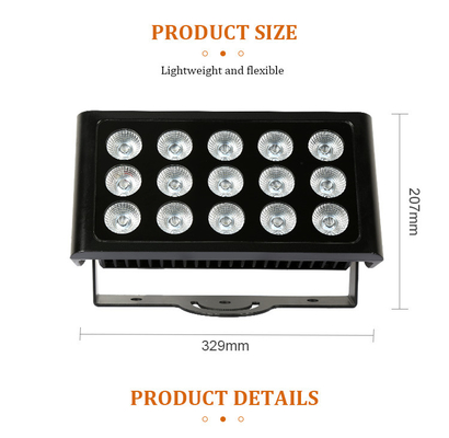 Wysokiej mocy wodoodporny zewnętrzny Ip65 Rgbw Dmx 512 80W Led Wall Wash Flood Light