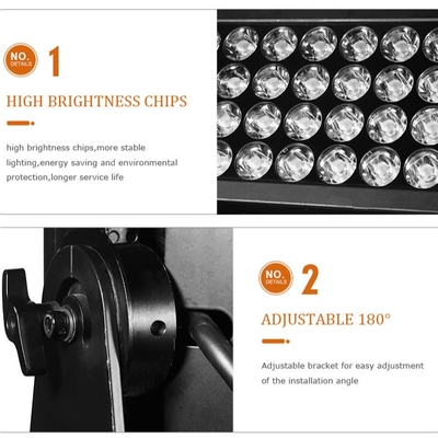 Profesjonalny wodoodporny IP65 1500W Rgbw 4in1 City Color Wash Light Led Flood Light Led Wall Washer