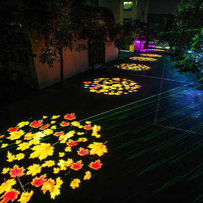 400W Ślub Dekoracja ogrodu publicznego Led Outdoor Gobo Logo Projekcja światło z wieloma wzorami dymatycznymi