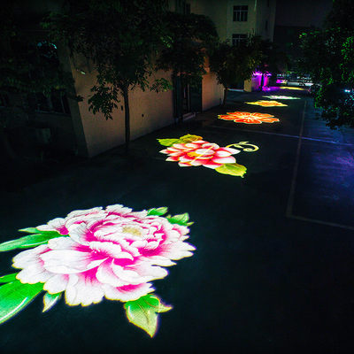 400W Ślub Dekoracja ogrodu publicznego Led Outdoor Gobo Logo Projekcja światło z wieloma wzorami dymatycznymi