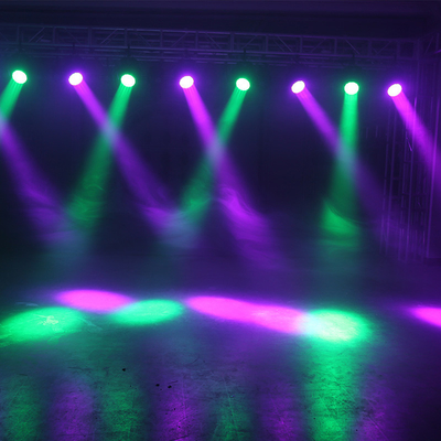 Światła ruchomego głowicy 19x15W Zoom DJ Lights RGBW LED Beam Wash Lighting Effect Stage Light For Rave Activity Disco Events Show KTV