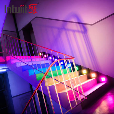 Sterowanie zdalne IP54, oświetlenie sceny weselnej, akumulatorowe, LED RGB, bezprzewodowe, światło DJ, listwa, DMX512, 4x12W reflektory LED
