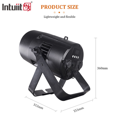 200W COB LED Light Linear Zoom 10 do 55 stopni RGBW Theater Conference Room Flood Light DMX LED Par