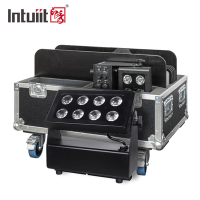 IP65 wodoodporny 8x10w bezprzewodowy zasilany baterią Par Uplight Dmx Stage Led Wall Washer Light