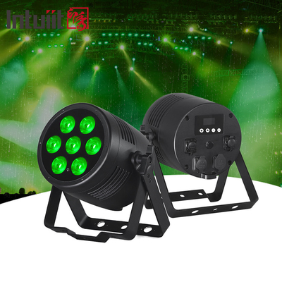 Bezprzewodowy bezprzewodowy DMX zewnętrzny 7x20W RGBWA UV 6in1 IP65 LED Par Light Uplight Zewnętrzny