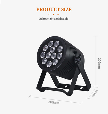 12*20w RGBWA+UV LED Outdoor Waterproof Uplights Wireless Dmx Battery Par Light dla dekoracji domu Efekty sceniczne Klub wydarzeń