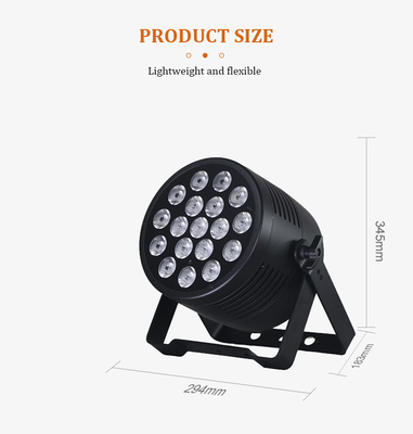 Zewnętrzne wodoodporne 18*20W RGBWA+UV Led Par Light Led Uplights