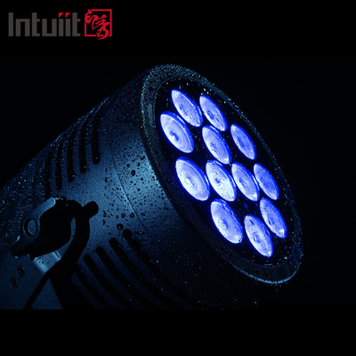 Woda 12x20w RGBWA UV 6IN1 LED Par Light Zewnętrzny IP65 DMX512 Par Can Lighting Stage Par