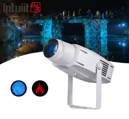 400W wodoodporny IP65 LED GOBO Projektor Projekcja budynku zewnętrzny Czworo-kolorowe przełączanie wody Efekt Projekcja światło