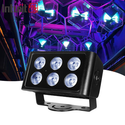 6x5W Woda Woda Woda DMX512 RGBW reflektor LED Willa Dziedzińca Budynek Most Projekt Oświetlenie krajobrazowe Kolorowe reflektory