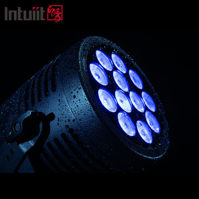 Zewnętrzne oświetlenie sceniczne LED DMX 12 sztuk*20W 6 w 1 RGBWA UV wodoodporne Par Light dla oświetlenia ślubnego / sceny / dyskoteki / koncertu