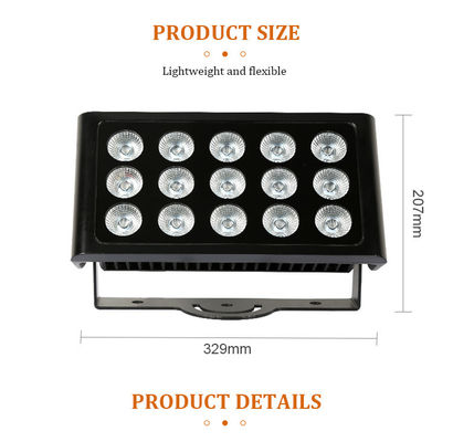 DMX512 80W RGBW 4in1 IP65 wodoodporny DJ Ślub Scene City Wall Washer Outdoor LED Wash Flood Light