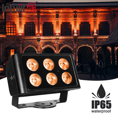 DMX512 6x5W RGBW 4in1 IP65 wodoodporny DJ Ślubna scena Miejscowa pralka ścienna zewnętrzna LED Wasch Flood Light