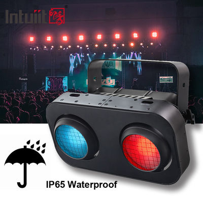 Reflektor sceniczny LED Blinder 200W LED COB 2 Oczy Ciepła Biel Reflektor studyjny Klub nocny